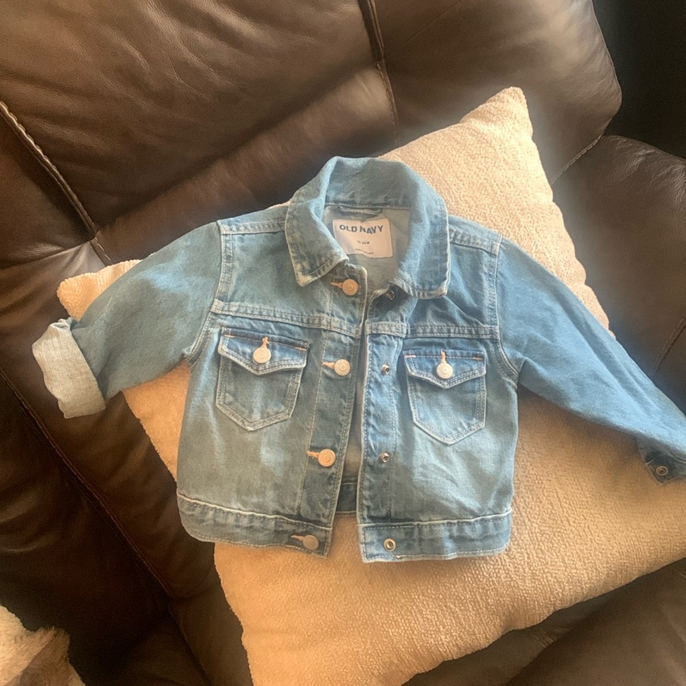 Gently used toddler, Old Navy, jean jacket